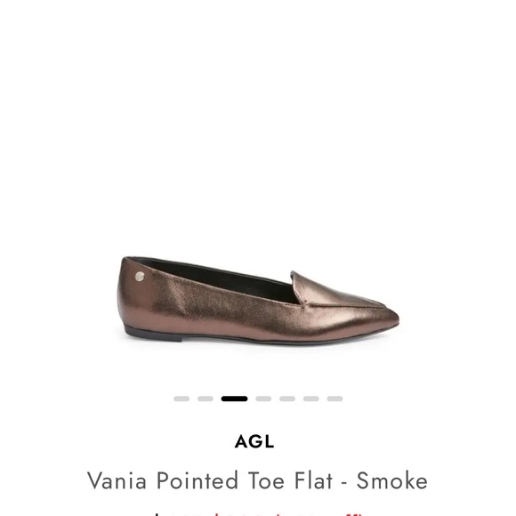 Agl Attilio Giusti Leombruni Vania
Pointed Toe Flat In Smoke size 36.5 US 6.5 - Picture 4 of 16